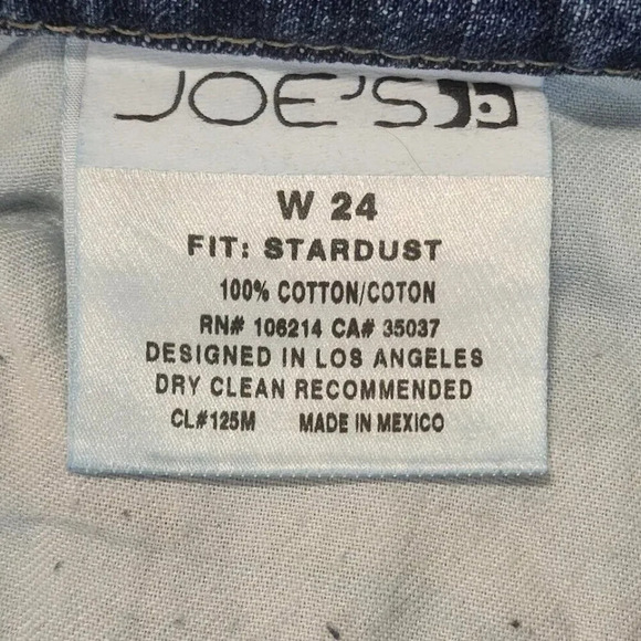 Joe's Jeans Women's Distressed Stardust Flair Houston Wash Size 24 - Picture 7 of 12